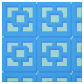 Retro Jet Set Blue Trellis Fabric Stof (Swatch)