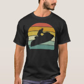  Retro Jet Ski Athletic Beach Summer Sports T-shirt (Voorkant)
