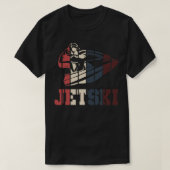 Retro Jet Ski Jet Ski Gift T-shirt (Design voorkant)