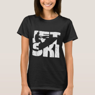 Retro Jet Ski Watersport Watercraft Skii T-shirt