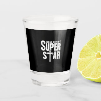 Retro Jezus Christelijk Ontwerp Jezus Christus Sup Shot Glas
