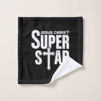 Retro Jezus Christelijk Ontwerp Jezus Christus Sup Washandje