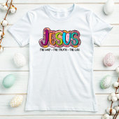 Retro Jezus Geloof Pasen T-shirt