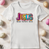 Retro Jezus Geloof Pasen T-shirt
