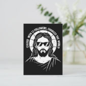 Retro Jezus koning christelijk Feestdagenkaart (Staand voorkant)
