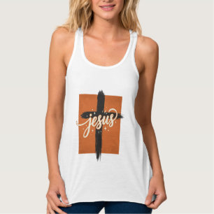 Retro Jezus Kruis Christelijk T-shirt Ontwerp_1