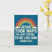 Retro Jezus nam dutjes Mark Kaart (Gele Bloem)