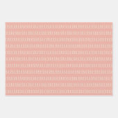 Retro Jingle Bells Kerst Wrapping Paper Set (Voorkant 3)