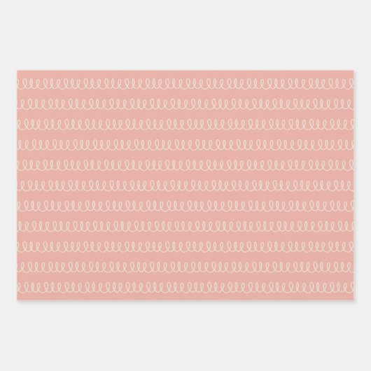 Retro Jingle Bells Kerst Wrapping Paper Set (Voorkant 3)