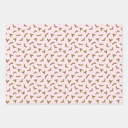 Retro Jingle Bells Kerst Wrapping Paper Set (Voorkant 3)