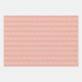 Retro Jingle Bells Kerst Wrapping Paper Set (Voorkant 2)