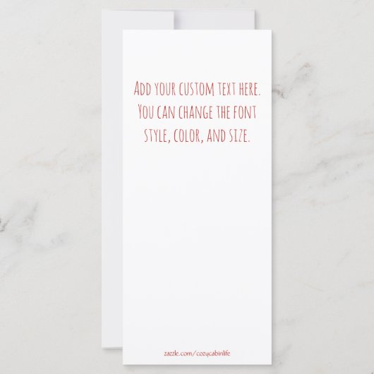 Retro Jingle Bells - kerstwens (Achterkant)