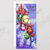 Retro Jingle Bells - kerstwens (Voorkant / Achterkant)