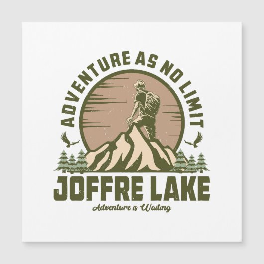 Retro Joffre Lake Wandeltocht (Voorkant)