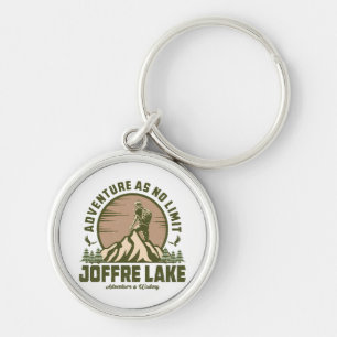 Retro Joffre Lake Wandeltocht Sleutelhanger