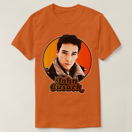 Retro John Cusack hulde T-shirt (Design voorkant)