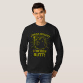 Retro Jokes raad eens wat kip Butt!W T-shirt (Voorkant volledig)