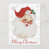  Retro Jolly Kerstkerstkerst Feestdagenkaart (Voorkant)