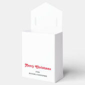 Retro Jolly Old Santa Claus Kerstmis Bedankdoosjes (Geopend)