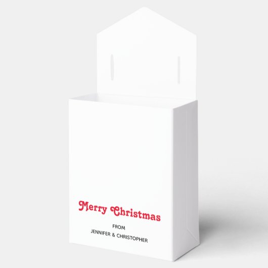  Retro Jolly Old Santa Claus Kerstmis Bedankdoosjes (Geopend)