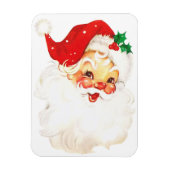 Retro Jolly Old Santa Claus Kerstmis Magneet (Verticaal)