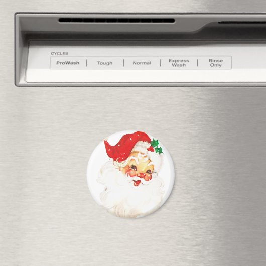  Retro Jolly Old Santa Claus Kerstmis Magneet (Insitu (Vaatwasser))