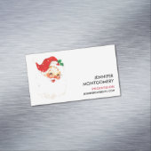  Retro Jolly Old Santa Claus Kerstmis Magnetisch Visitekaartje (Voorbeeld)