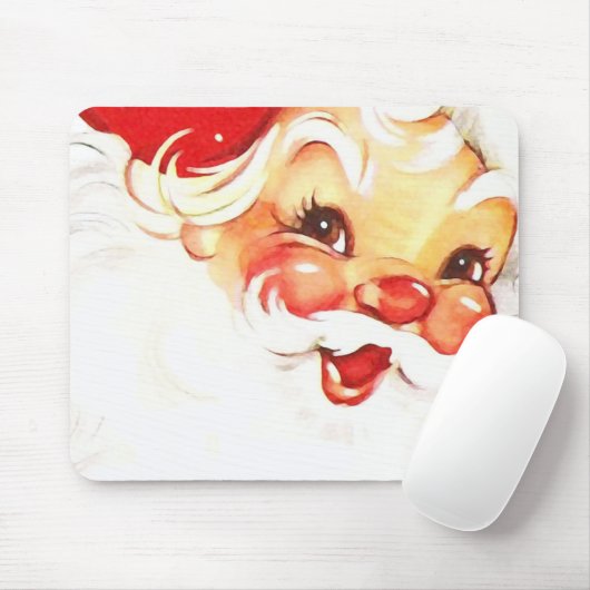  Retro Jolly Old Santa Claus Kerstmis Muismat (Met muis)