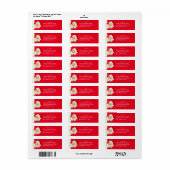  Retro Jolly Santa Claus Kerstmis Etiket (Full Sheet)