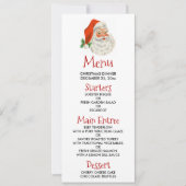 Retro  Jolly Santa Claus Kerstmis Kaart (Voorkant)