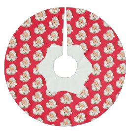 Retro Jolly Santa Claus Kerstmis Kerstboom Rok