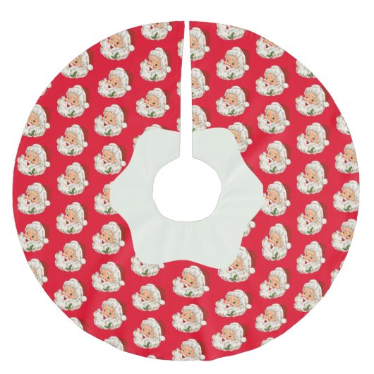  Retro Jolly Santa Claus Kerstmis Kerstboom Rok (Voorkant)