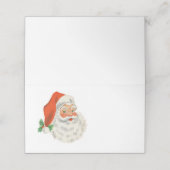Retro  Jolly Santa Claus Kerstmis Plaatskaartje (Buitenkant ongevouwen)