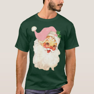  Retro Jolly Santa Claus Kerstmis T-shirt