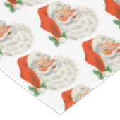 Retro Jolly Santa Claus Kerstmis Tafelkleed (Gekanteld)
