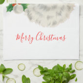 Retro  Jolly Santa Claus Kerstmis Theedoek (Gevouwen)