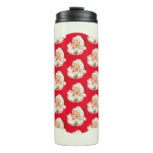  Retro Jolly Santa Claus Kerstmis Thermosbeker (Voorkant)