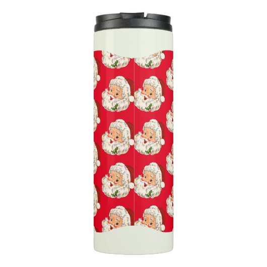  Retro Jolly Santa Claus Kerstmis Thermosbeker (Achterkant)