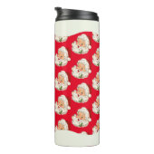 Retro Jolly Santa Claus Kerstmis Thermosbeker (Geroteerd rechts)