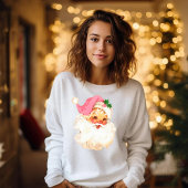 Retro Jolly Santa Claus Kerstmis Trui