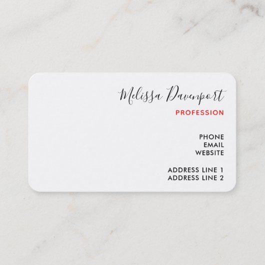 Retro Jolly Santa Claus Kerstmis Visitekaartje (Achterkant)