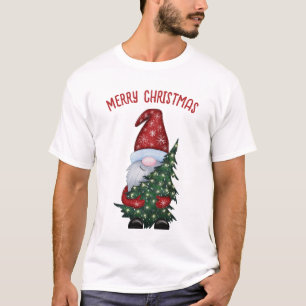 Retro Jolly Sinterklaas Kerstmis T-shirt