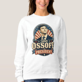 Retro Jon Ossoff Voor President Politiek Trui