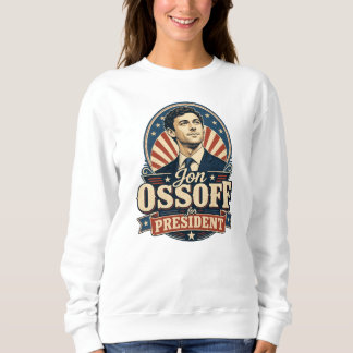 Retro Jon Ossoff Voor President Politiek Trui