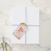 Retro Jong Wild en Drie Verjaardag Cadeaulabel (Met Touw)