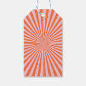 Retro Jong Wild en Drie Verjaardag Cadeaulabel (Achterkant)