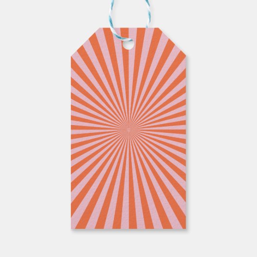 Retro Jong Wild en Drie Verjaardag Cadeaulabel (Achterkant)