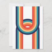 Retro Jong Wild en Drie Verjaardag Kaart (Achterkant)