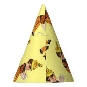 Retro Jongen met Verjaardagstaart Hoed Retro Feesthoedjes (Achterkant)