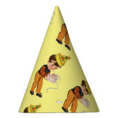 Retro Jongen met Verjaardagstaart Hoed Retro Feesthoedjes (Rechts)